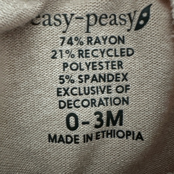 Easy Peasy Recycled Eco Friendly Baby Jogger Sweatpants 0-3 months - Picture 2 of 5